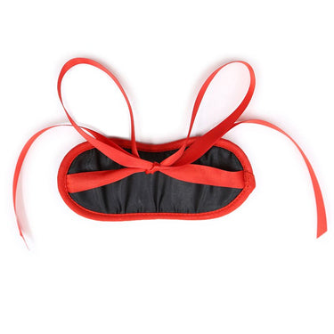 Maschera Fetish con Bordi Rossi - Materiali di Alta Qualità